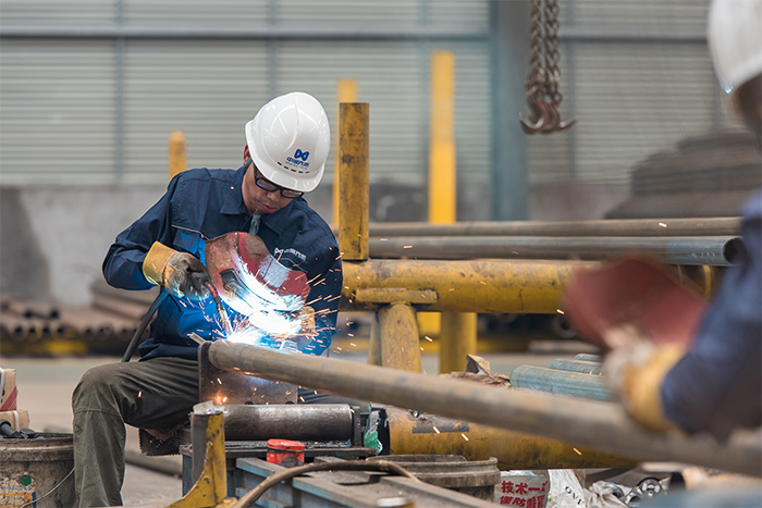 广安网架焊接车间